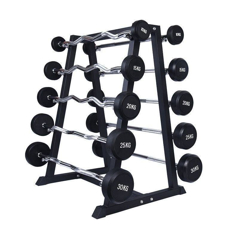 BARBELL RACK WITH FULL WEIGHTS - Core Dynamix